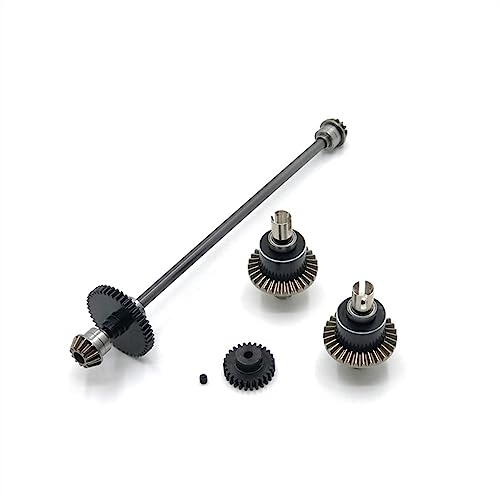 KLAPR Für 144010 144002 144001 RC Auto Metall Upgrade Teile Differential, Getriebe, Antriebswelle, Getriebebaugruppe Modifikationsteile (Grigio) von KLAPR