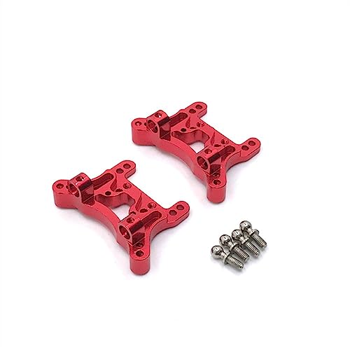 KLAPR Für A959 A959-B A949 A969 A979 K929 Metallstoßturm-Platte 1/18 RC Auto-Upgrade-Teile Zubehör (Rosso) von KLAPR