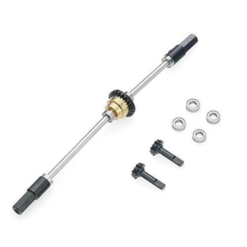 KLAPR Für C14 C24 C34 C44 B14 B16 B24 B36 1/16 RC Autoteile Metall Antriebswelle Getriebe Brücke Achse Differential-Kit (Stil 2) von KLAPR