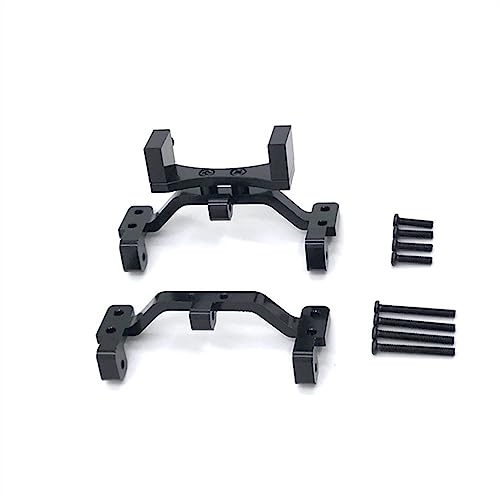 KLAPR Für MN D90 D91 D96 MN99S 1/12 RC Auto Upgrade Teile Metall Zugstange Basis Sitz Achse Up Servo Halterung Halterung Zubehör (Nero) von KLAPR
