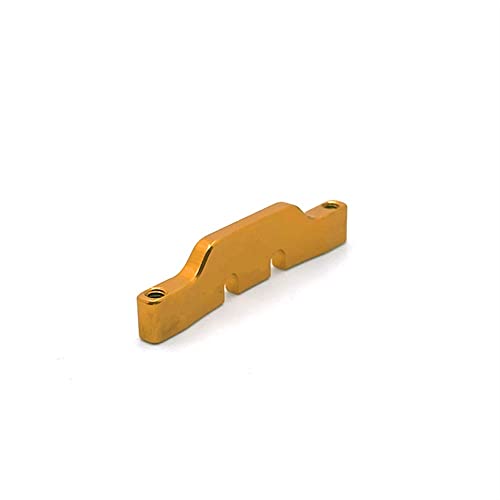 KLAPR Für WLtoys 284131 K989 K969 Mini-Q9 1/28 RC Auto, Metall-Upgrade- und Modifikationsteile, batteriefeste Teile (Gold) von KLAPR