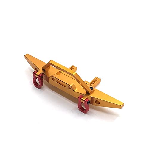 KLAPR Für ZP1001 ZP1002 ZP1003 ZP1004 1/10 RC Auto-Ersatzteile Metall Upgrade Modifikation Frontschutzstange (Gold) von KLAPR