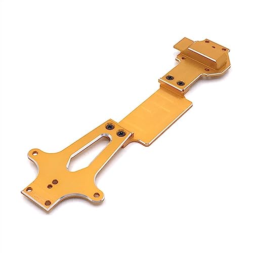 KLAPR Geeignet für 1/14 144001 144002 144010 RC Auto Metall Upgrade Teile zweite Etage Refit Teile (Gold) von KLAPR