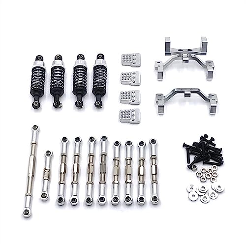 KLAPR Geeignet für Modell 1/16 C14 C24 C34 B14 B24 Henglong RC Auto Metall Upgrade und Modifikation Zubehör 6 Sets (Silber) von KLAPR
