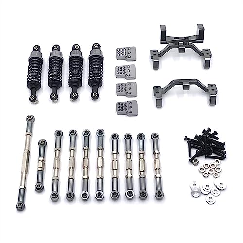 KLAPR Geeignet für Modell 1/16 C14 C24 C34 B14 B24 Henglong RC Auto Metall Upgrade und Modifikation Zubehör 6 Sets (Titan) von KLAPR