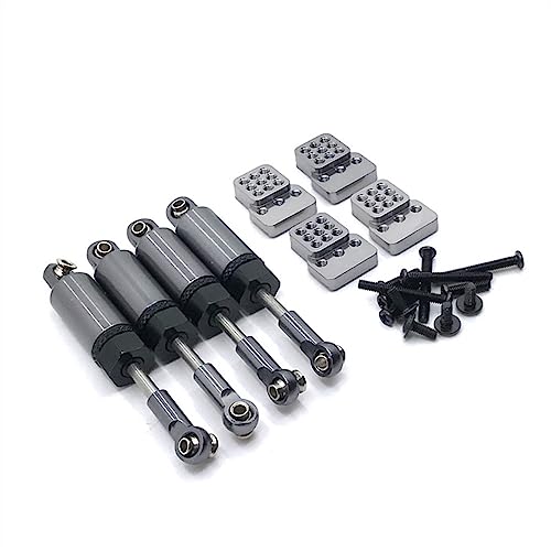 KLAPR Hydraulische Absorberhalterung aus Metall für C14, C24, B14, B24, HengLong FeiYu RC Autoteile, Dunkelgrau KLAPR Hydraulische Absorberhalterung aus Metall für C14, C24, B14, B24, HengLong FeiYu RC Autoteile, Dunkelgrau von KLAPR