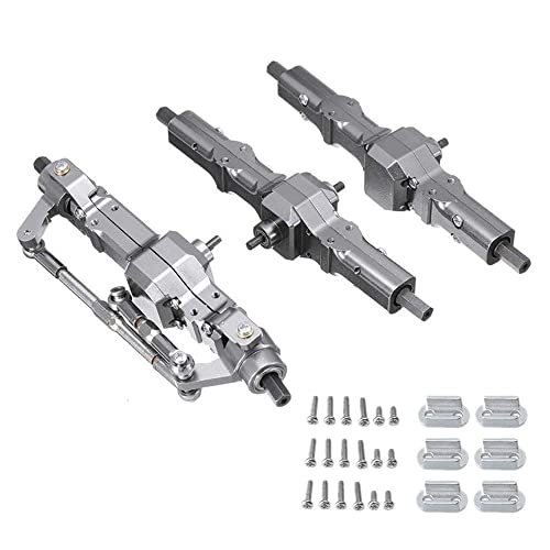 KLAPR Metal Front Middle Rear Bridge Axle GearBox for B16 B36 FY004 1/16 RC Car Truck Upgrade Parts Accessories von KLAPR