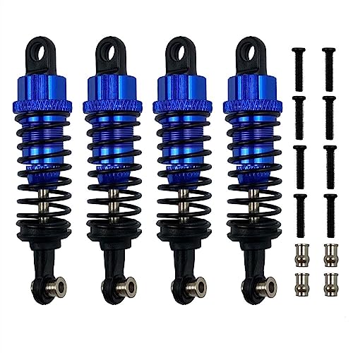 KLAPR Metall-Dämpfer für A959 A959-B A949 A969 A979 K929 1/18 RC Autoteile Zubehör (4 Stück, tiefblau) von KLAPR