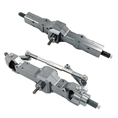 KLAPR Metall Front Rear Bridge Axle Gear Box for C14 C24 B14 B24 B16 B36 1/16 RC Car Truck Rock Crawler Trucks RC Car Parts (Front - Rear) von KLAPR
