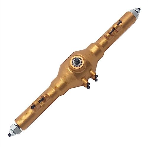 KLAPR Metall Hinterachse komplett mit Differential für 12428 12423 12427 Feiyue FY03 1/12 RC Autoteile (Giallo) von KLAPR
