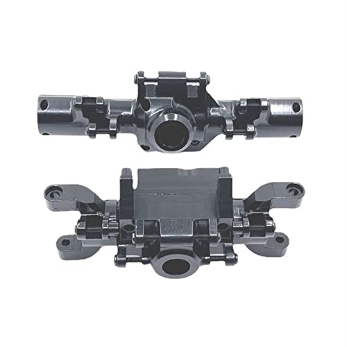 KLAPR Metall Upgrade CNC Prozess Vorder- und Hinterachse Gehäuse für 1/10 ZP1001 ZP1002 ZP1003 ZP1004 RC Autoteile (Nero) von KLAPR