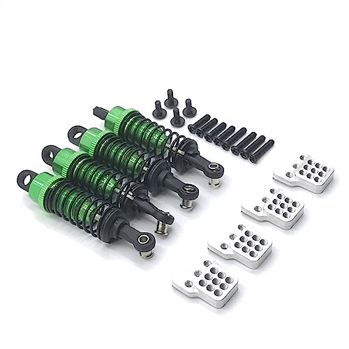 KLAPR Metall-Upgrade-Modifikation, externe Feder-Hydraulikabsorber-Halterung für C14, C24, B14, B24, HL RC Autoteile (grün) von KLAPR