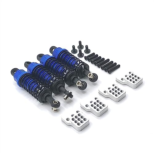 KLAPR Metall-Upgrade-Modifikation, externe Feder-Hydraulikabsorber-Halterung für C14 C24 B14 B24 HL RC Autoteile (blau) von KLAPR