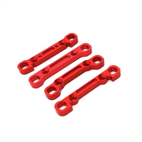 KLAPR Metall Upgrade Schwinge Verstärkung Blatt für 1/10 104001 104002 104072 RC Autoteile (Farbe: Rosso) von KLAPR