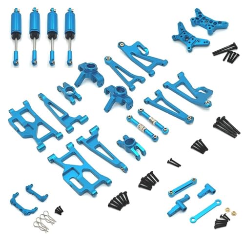 KLAPR Metall-Upgrade und Modifikation, anfällige Teile-Set, für Hyper Go H14BM MJX 1/14 MJX 14209 14210 RC Autoteile (Farbe: Blau) von KLAPR