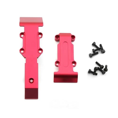 KLAPR Metall vorne und hinten Skidplate 7037 für 1/16 Slash E-Revo Summit RC Car Upgrade Teile Zubehör (Farbe: vorne und hinten) von KLAPR