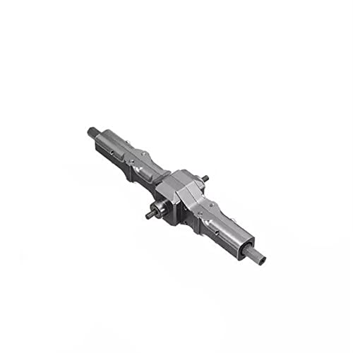 KLAPR Metallbrücken-Achsgetriebe vorne und hinten, für WPL C14 C24 B14 B24 B16 B36 1/16 RC Auto LKW Rock Crawler Trucks RC Autoteile (Middle-Titanium) von KLAPR