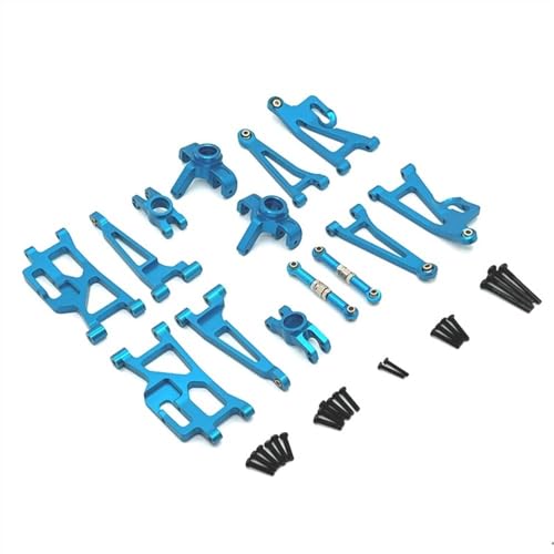 KLAPR Upgrades Ersatzzubehör für Hyper Go H14bm MJX 14210 14209,1/14 Brushless RC Cars Aluminium Metall Upgrade Ersatzteil (Farbe: Blau) von KLAPR