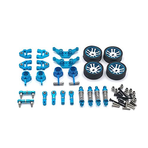 Lenkbecher aus Metall, verstellbar, für 1/28 284131 K969 K979 K989 K999 P929 P939 RC Autoteile Räder (Himmelblau) von KLAPR
