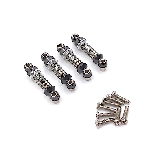 Metal Upgrade Einstellbarer Absorber für 1/28 284131 K969 K979 K989 K999 P929 P939 RC Auto-Ersatzteile (dunkelgrau) von KLAPR