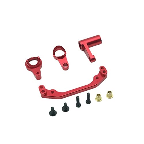 Metall-Lenkungssatz für 1/10 104001 104002 RC Autoteile (Rosso) von KLAPR
