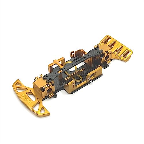 Metall-Radstand, modifizierter Rahmen, 98 mm-102 mm, für WLtoys 1/28 284131 K969 K979 K989 K999 RC Autoteile (Giallo) von KLAPR