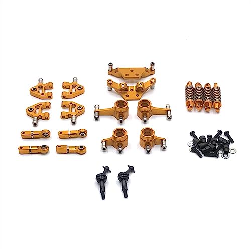 Metall-Schwenkarm-Lenkbecher, Hundeknochen-Set für 1/28 284131 K969 K979 K989 K999 P929 P939 RC Autoteile (Giallo) von KLAPR