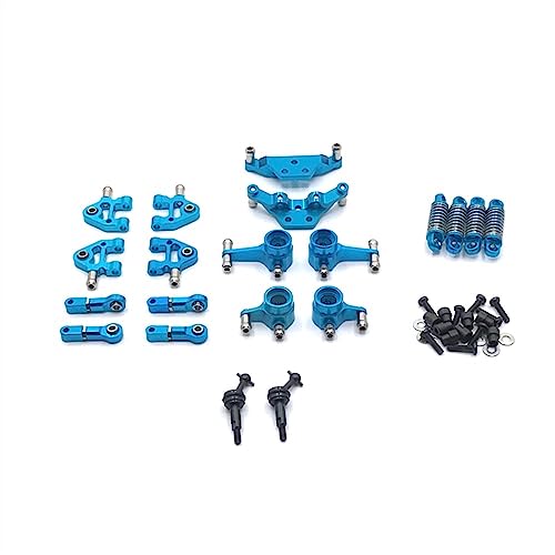Metall-Schwenkarm-Lenkbecher, Hundeknochen-Set für 1/28 284131 K969 K979 K989 K999 P929 P939 RC Autoteile (Himmelblau) von KLAPR