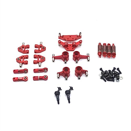 Metall-Schwenkarm-Lenkbecher, Hundeknochen-Set für 1/28 284131 K969 K979 K989 K999 P929 P939 RC Autoteile (Rosso) von KLAPR