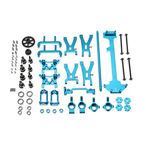 Metall-Schwenkarm-Lenkbecher-Set, 19-teiliges Set für WLtoys 1/18 A949 A959 A969 A979 K929 RC Autoteile (Himmelblau) von KLAPR