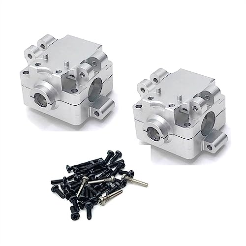 Metall-Upgrade-Getriebe passend für 1/28 284131 K969 K979 K989 K999 P929 P939 RC-Autoteile (Silber), 2 Stück von KLAPR