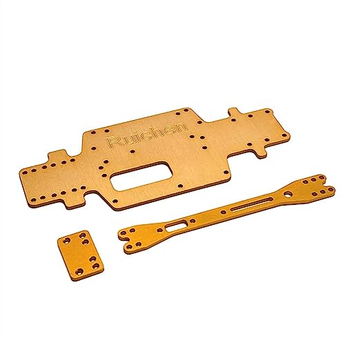 Metall-Upgrade-Grundplatte für 1/28 284121 K969 K979 K989 K999 P929 P939 RC Autoteile (Giallo) von KLAPR