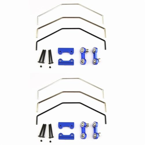 Metall vorne und hinten Sway Bar Anti Roll Bar Kit für 1/5 Traxxas X-Maxx XMAXX RC Auto Upgrades Teile Zubehör (Farbe: 2 Set) von KLAPR