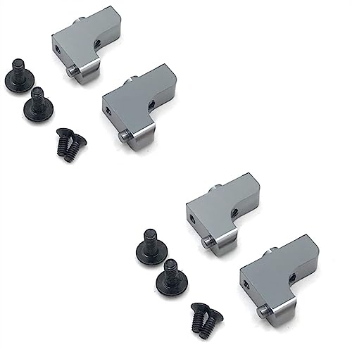Servohalterung für 1/18 A949 A959 A969 A979 K929 RC Auto Metall Upgrade-Teile (2 Stück, dunkelgrau) von KLAPR