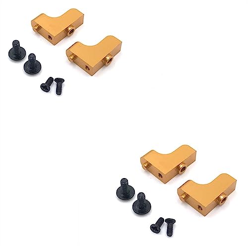 Servohalterung für 1/18 A949 A959 A969 A979 K929 RC Auto Metall Upgrade-Teile (2 Stück, goldfarben) von KLAPR