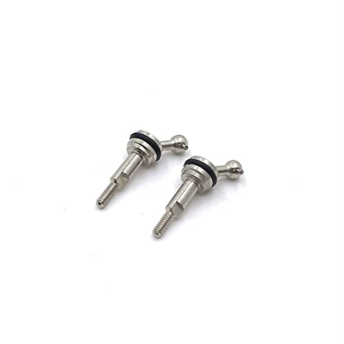 Universal-Getriebewelle für 1/28 Auto K969 K979 K989 P929 Mini-Q Mini-Z IW04M Universal-Getriebewelle Metallteile 4 Stück (Silber, 4 Stück) von KLAPR