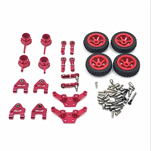 Upgrade Metallteile-Kit für P929 P939 K969 K979 K989 K999 1/28 RC Drift Autoteile (Rosso) von KLAPR