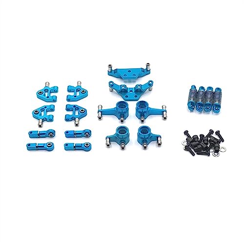 Upgrade Schwingendämpfer Lenkbecherhalterung für 1/28 284131 K969 K979 K989 K999 P929 P939 RC Autoteile (Himmelblau) von KLAPR
