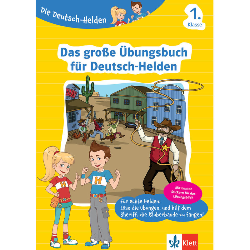 Das große Übungsbuch für Deutsch-Helden 1. Klasse von KLETT LERNTRAINING