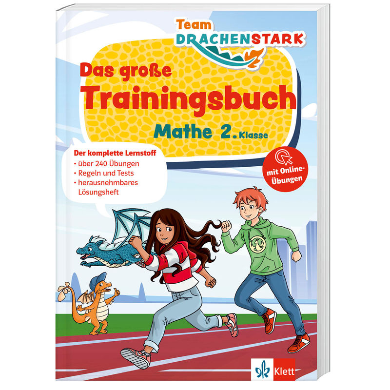 Klett Team Drachenstark: Das große Trainingsbuch Mathe 2. Klasse von KLETT LERNTRAINING