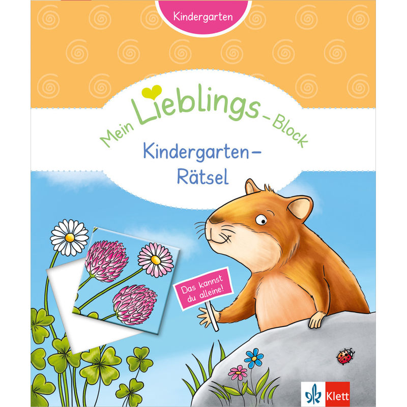 Klett Mein Lieblings-Block Kindergarten-Rätsel von KLETT LERNTRAINING
