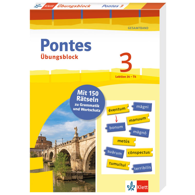 Pontes 3 Gesamtband (ab 2020) - Übungsblock zum Schulbuch, 3. Lernjahr von KLETT LERNTRAINING