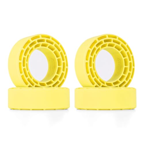 KLHYTGFA 4 Stück Silikonkautschukeinsätze for (68–72 mm) 1,3-Zoll-Reifen(Yellow) von KLHYTGFA