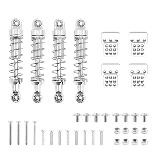 KLHYTGFA for WPL C14 C24 C24-1 MN D90 MN99S MN45 Metall Stoßdämpfer Dämpfer Erweiterte Montieren Sitz for RC Auto Upgrade Teile Zubehör(1pcs) von KLHYTGFA