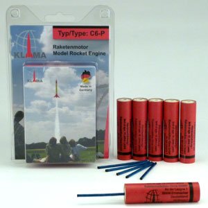 Raketentreibsatz C6-P (6 Stück) von Raketenmodellbau Klima GmbH