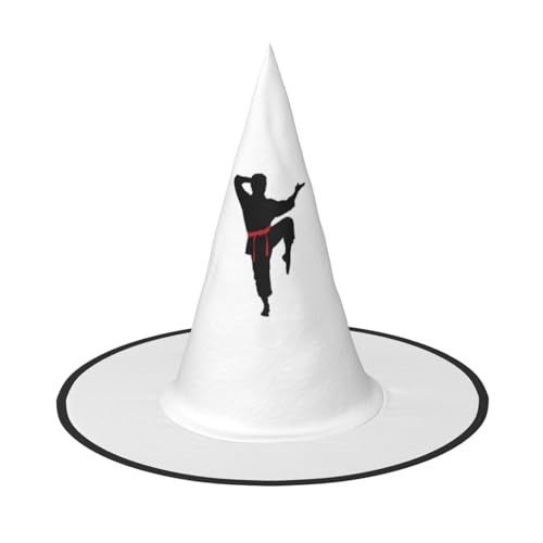 Hexenhut für Erwachsene und Jugendliche, Unisex, mit Karate-Aufdruck, Halloween, für Partys, Karneval, Kostüme Hexenhut für Erwachsene und Jugendliche, Unisex, mit Karate-Aufdruck, Halloween, für Partys, Karneval, Kostüme von KLJnmbb