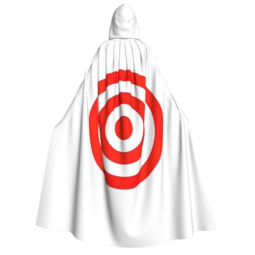 KLJnmbb Design Target Print Kapuzenumhang Cosplay Erwachsene Halloween Weihnachten Karneval Mottopartys vielseitig einsetzbar von KLJnmbb