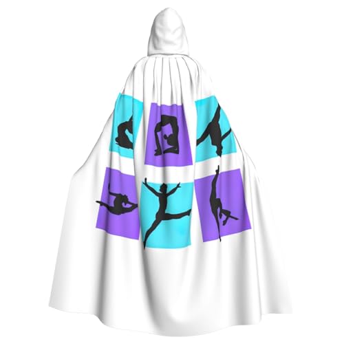 KLJnmbb Gymnastik-Spiel-Druck, Halloween-Kapuzenumhang mit lebendigem Ganzkörper-Motiv, Erwachsene, Unisex, Cosplay-Kostüm KLJnmbb Gymnastik-Spiel-Druck, Halloween-Kapuzenumhang mit lebendigem Ganzkörper-Motiv, Erwachsene, Unisex, Cosplay-Kostüm von KLJnmbb