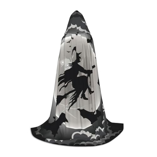 KLJnmbb Halloween-Hexen-Umhang mit Kapuze, für Erwachsene, Teenager, Kinder, verschiedene Zauberer-Umhang, RobeHalloween, Karneval, Cosplay KLJnmbb Halloween-Hexen-Umhang mit Kapuze, für Erwachsene, Teenager, Kinder, verschiedene Zauberer-Umhang, RobeHalloween, Karneval, Cosplay von KLJnmbb