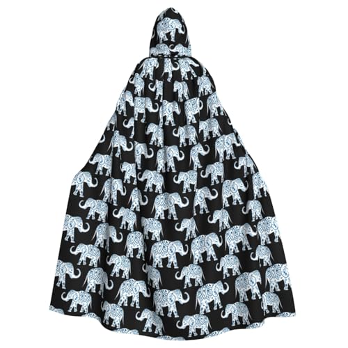 KLJnmbb Halloween-Kapuzenumhang mit Elefantenaufdruck, lebendig, volle Länge, Erwachsene, Unisex, Cosplay-Kostüm KLJnmbb Halloween-Kapuzenumhang mit Elefantenaufdruck, lebendig, volle Länge, Erwachsene, Unisex, Cosplay-Kostüm von KLJnmbb